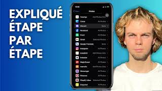 Comment autoriser une application à accéder à la galerie de votre iPhone [upl. by Lenoj]