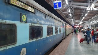 13173 KANCHANJUNGA Express arriving at AGARTALA [upl. by Edithe]