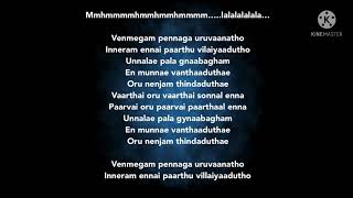 Venmegam Pennaga song lyrics song by Hariharan [upl. by Witty]