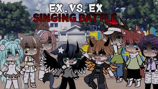 Ex vs Ex singing battle gacha life [upl. by Crane]