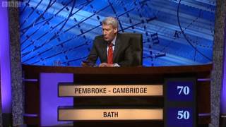 University Challenge S42E17  Pembroke Cambridge vs Bath [upl. by Eeralav87]