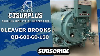 60 HP Cleaver Brooks 150 PSI Steam Boiler 2012 CB 60060150 [upl. by Hodgkinson]