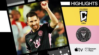 Columbus Crew vs Inter Miami CF  2024 Supporters Shield Clinched  Full Match Highlights [upl. by Ennaeus]