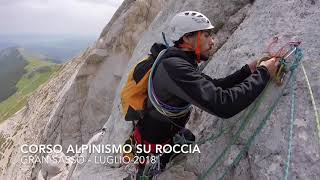 Corso alpinismo su roccia  Gran Sasso [upl. by Januarius]