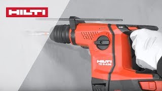 HOW TO use the Hilti TE 6A36 cordless rotary hammer and accessories [upl. by Cornelia]