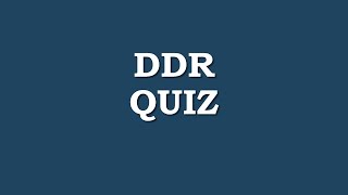 DDR Quiz allgemeinwissen [upl. by Hightower]