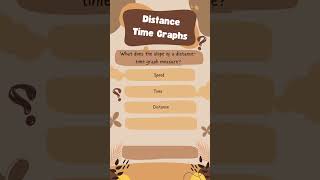 Distance and Time Graphs  Quiz for Kids  7th Physics  IIT Preparation [upl. by Llemar]