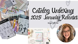 2025 January Stampin Up Releases UNBOXING Sneak Peek Fabulous [upl. by Damalus]