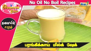 Paragikai Milkshake Recipe  No Oil No Boil Recipes  Pengal Neram DT20062023  Raj Television [upl. by Ojahtnamas25]