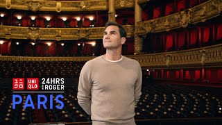 Ep1 Center Court at the Palais Garnier  24 Hours with Roger Paris Edition  UNIQLO [upl. by Aelam]