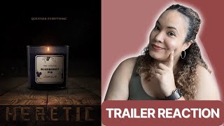 Heretic Trailer Reaction  Starring Hugh Grant  A24 Film [upl. by Rabka786]