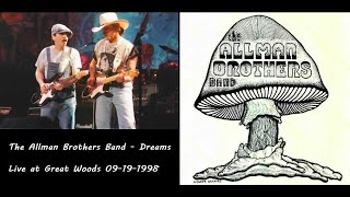 The Allman Brothers Band  Dreams Great Woods Mansfield MA 09191998 [upl. by Mobley]