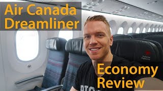 AIR CANADA DREAMLINER ECONOMY CLASS  FLIGHT REVIEW 7879 [upl. by Valleau93]