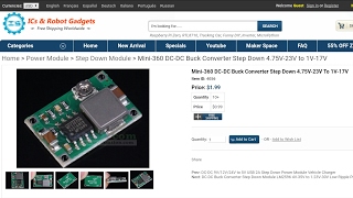 Mini360 DCDC Buck Converter from ICStationcom [upl. by Chamberlin248]