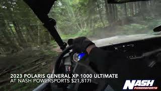 2023 Polaris General XP 1000 Ultimate Trail Riding at Evans Creek [upl. by Hairem739]