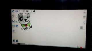 Puppy Linux on raspberry pi motherboard July 4 2012 [upl. by Teresa]