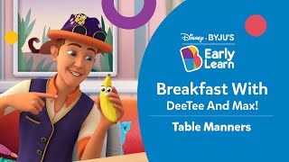 Learn Table Manners With DeeTee And Max  Table Manners  BYJUS  KG [upl. by Noired]