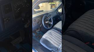 Super Rare OBS Single Cab Stepside Blue Interior obs silverado truck rare [upl. by Selmner]