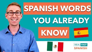 1001 Spanish Words You Already Know  Spanish Cognates [upl. by Otrebilif]