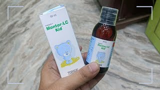 Montelukast Sodium and Levocetirizine Dihydrochloride Syrup Uses In Hindi  MontorLC Kid Syrup [upl. by Sixla]