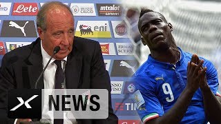 Gian Piero Ventura quotEs ist Balotellis Entscheidungquot  Italien  Uruguay  WMQualifikation [upl. by Killy]