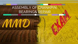 ASSEMBLY OF CRANKPIN BEARING amp REPAIR [upl. by Joshua942]