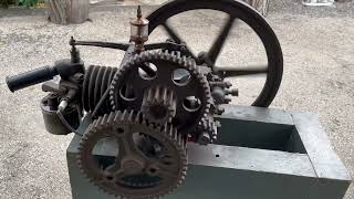 1910 Aermotor 8 Stroke Engine hit and miss First Run [upl. by Eisnyl]