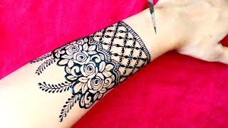 beautiful full hand bridal mehndi designsimple easy way dulhan mehndi designheena tutorialmehndi [upl. by Anhoj17]