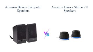 Amazon Basics Computer Speakers vs Amazon Basics Stereo 20 Speakers 😎🔊 [upl. by Rettke111]