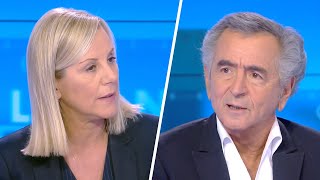 BernardHenri Lévy  quotIsraël mène une guerre terrible mais justequot [upl. by Annaeerb]