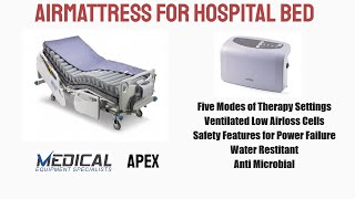 Airmattress for Hospital Bed by Apex  5 Modes of Pressure Settings [upl. by Aribold]