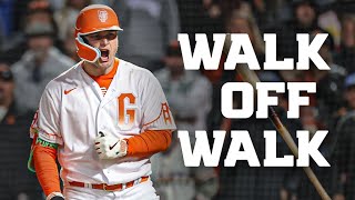 Joc Pedersons Walkoff Walk  San Francisco Giants vs San Diego Padres  June 20th 2023 [upl. by Orpheus]