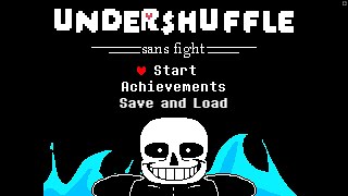 UnderShuffle Sans fight but I did a bad thing [upl. by Noryak248]