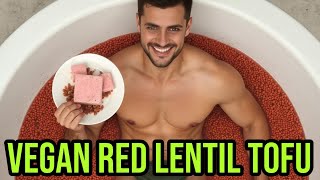 VeganRecipes RedLentilTofu PlantBased VeganProtein ChiliOil [upl. by Aiuqes]