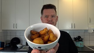 Stekt potatis  råstekt potatis [upl. by Kelsey160]