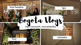 Bogota Vlog Series Watch as I unwind at the Four Seasons Bogotá colombia spa [upl. by Edmea325]