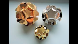 DIY Weihnachtskugeln ohne KleberChristmas balls swithout glue [upl. by Garrick]