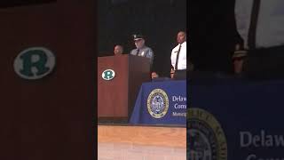 DCCC Police Graduation  Lt Steve Germano [upl. by Esinyt]