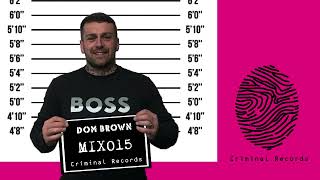 The Usual Suspects Mix015 Dom Brown [upl. by Georgeta]