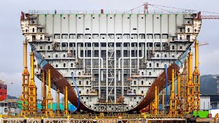 This is How Large Ship Building and Most Skilled Technical Doing Their Job Perfectly 2 [upl. by Salahcin]