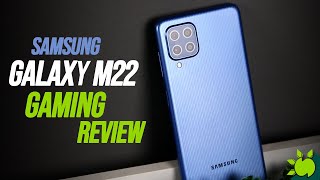 Samsung Galaxy M22 Gaming Review  Is It Good Enough for EntryLevel Gaming [upl. by Neufer427]