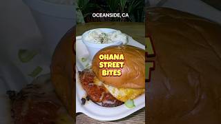 Longanisa Burger so Delish  foodie oceansideca eatingoceanside filipinofood visitoceanside [upl. by Noelc929]