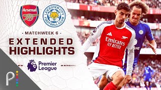 Arsenal v Leicester City  PREMIER LEAGUE HIGHLIGHTS  9282024  NBC Sports [upl. by Guibert]