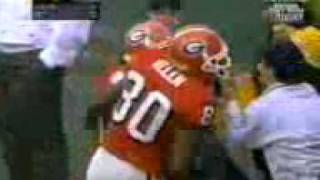 Hines Ward Uga TD catch vs Ga Tech [upl. by Nitsoj520]