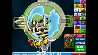 Bloons TD 4 Hard Perfect No Lives Lost World Track BTD4 TD4 [upl. by Travis46]