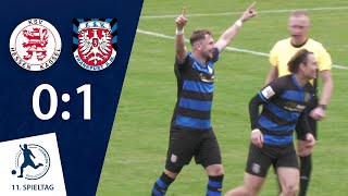 Zum neunten Mal in Folge ungeschlagen  KSV Hessen Kassel  FSV Frankfurt  11 Spieltag RLSW [upl. by Ramhaj645]