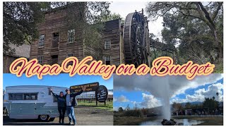 Napa Valley on a Budget  Vintage trailer camping in Wine Country [upl. by Eilloh]