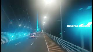 The Hong KongZhuhaiMacau BRIDGE nytrip going home [upl. by Nerrej]