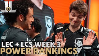 LEC and LCS Week 3 Power Rankings  2023 Summer Split [upl. by Fawna]