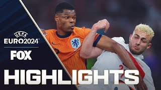 Netherlands vs Türkiye Highlights  UEFA Euro 2024  Quarterfinals [upl. by Leuamme294]